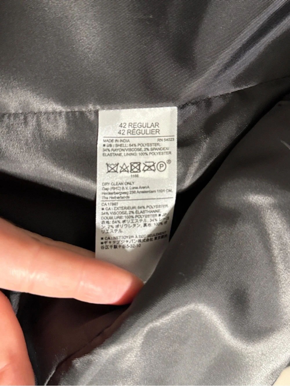 Banana Republic Black Tailored Fit Blazer